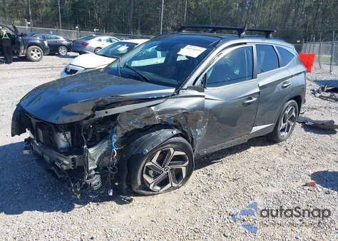 2022 Hyundai Tucson Hybrid Sel Convenience z USA, uszkodzony, nr VIN KM8JFCA13NU045991